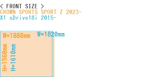 #CROWN SPORTS SPORT Z 2023- + X1 sDrive18i 2015-
